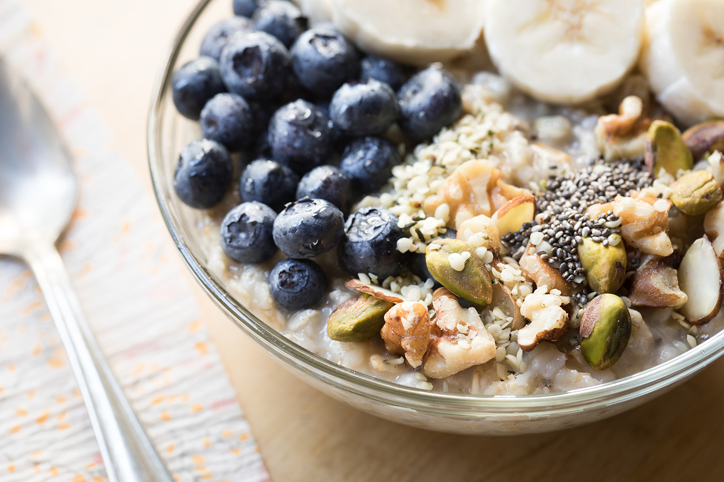 Nourising Oatmeal with Nuts Seeds Hero